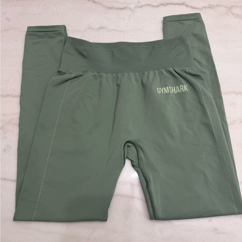 Gymshark Green High-Waisted Leggings